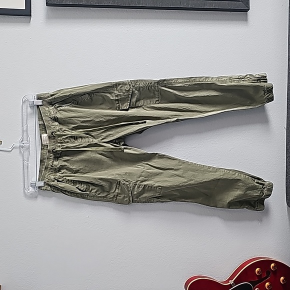 Sanctuary Standard Surplus Jogger Cotton Pants Army Green Size Small - Picture 1 of 6
